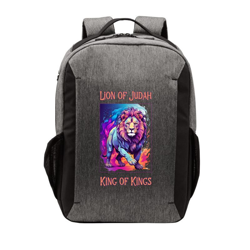 Lion of Judah Christian King of Kings Faith Vector Backpack