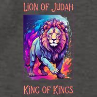 Lion of Judah Christian King of Kings Faith Vector Backpack