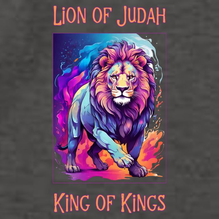 Lion of Judah Christian King of Kings Faith Vector Backpack