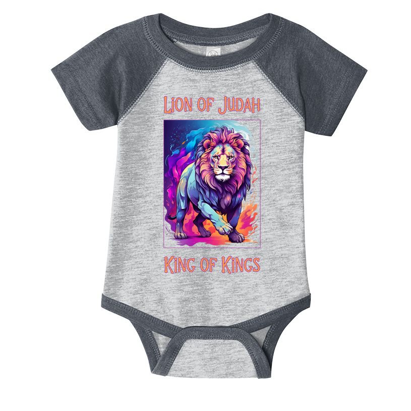Lion of Judah Christian King of Kings Faith Infant Baby Jersey Bodysuit