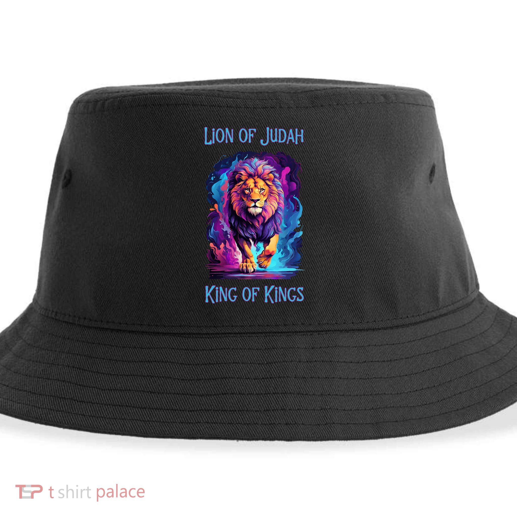 Lion of Judah Christian King of Kings Faith Sustainable Bucket Hat