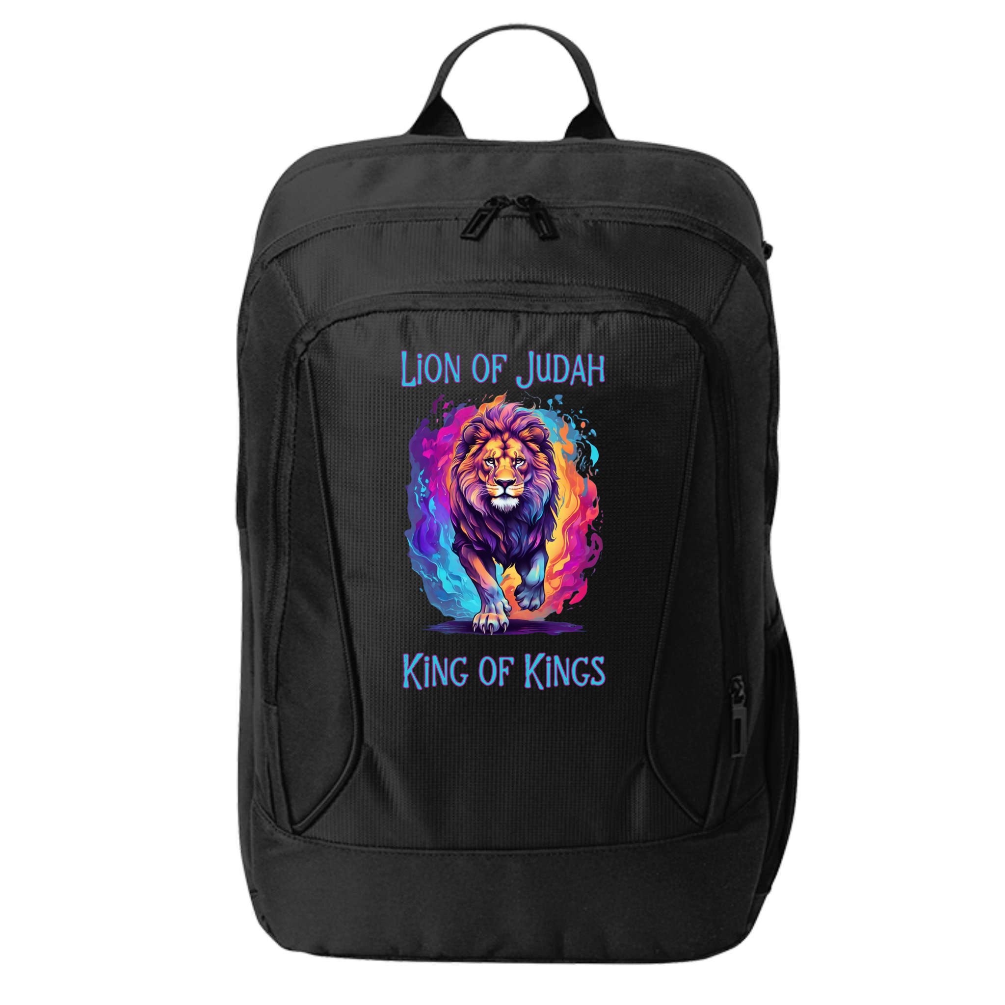 Lion of Judah Christian King of Kings Faith City Backpack