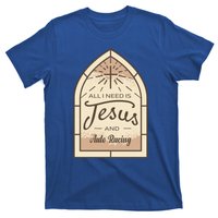 Lover Of Jesus And Auto Racing Fan Gift T-Shirt