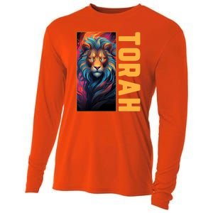 Lion Of Judah Messianic Hebrew Roots Torah Observant Cooling Performance Long Sleeve Crew