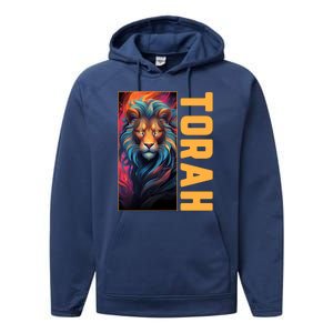 Lion Of Judah Messianic Hebrew Roots Torah Observant Performance Fleece Hoodie