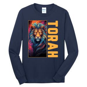 Lion Of Judah Messianic Hebrew Roots Torah Observant Tall Long Sleeve T-Shirt