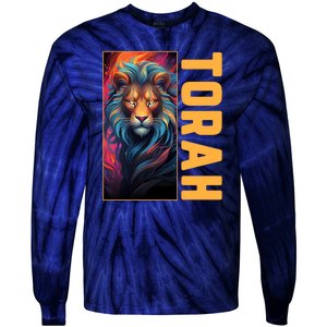 Lion Of Judah Messianic Hebrew Roots Torah Observant Tie-Dye Long Sleeve Shirt