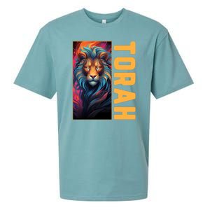 Lion Of Judah Messianic Hebrew Roots Torah Observant Sueded Cloud Jersey T-Shirt