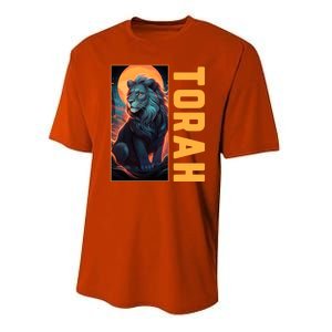 Lion Of Judah Messianic Hebrew Roots Torah Observant Performance Sprint T-Shirt