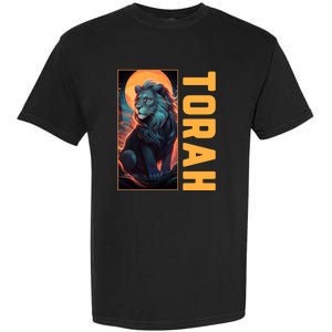 Lion Of Judah Messianic Hebrew Roots Torah Observant Garment-Dyed Heavyweight T-Shirt