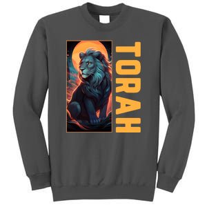 Lion Of Judah Messianic Hebrew Roots Torah Observant Tall Sweatshirt