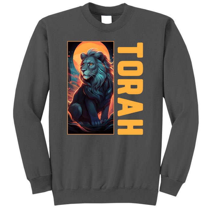 Lion Of Judah Messianic Hebrew Roots Torah Observant Tall Sweatshirt