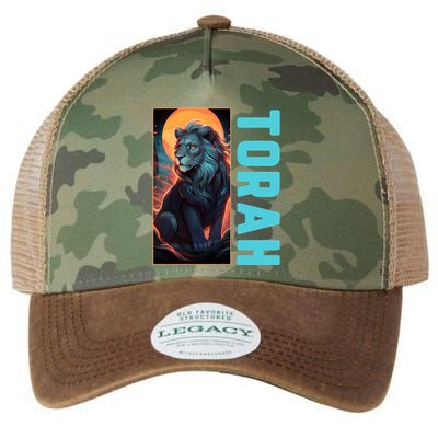 Lion Of Judah Messianic Hebrew Roots Torah Observant Legacy Tie Dye Trucker Hat