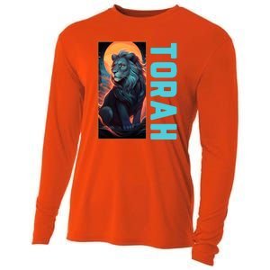 Lion Of Judah Messianic Hebrew Roots Torah Observant Cooling Performance Long Sleeve Crew