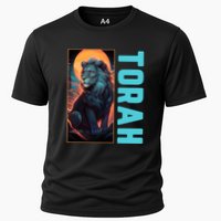 Lion Of Judah Messianic Hebrew Roots Torah Observant Cooling Performance Crew T-Shirt