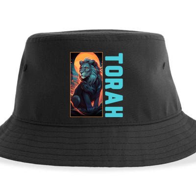 Lion Of Judah Messianic Hebrew Roots Torah Observant Sustainable Bucket Hat