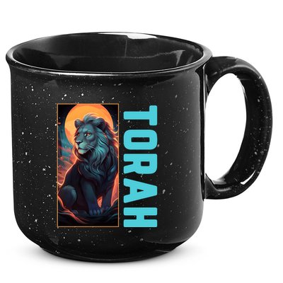 Lion Of Judah Messianic Hebrew Roots Torah Observant 15oz Campfire Ceramic Mug