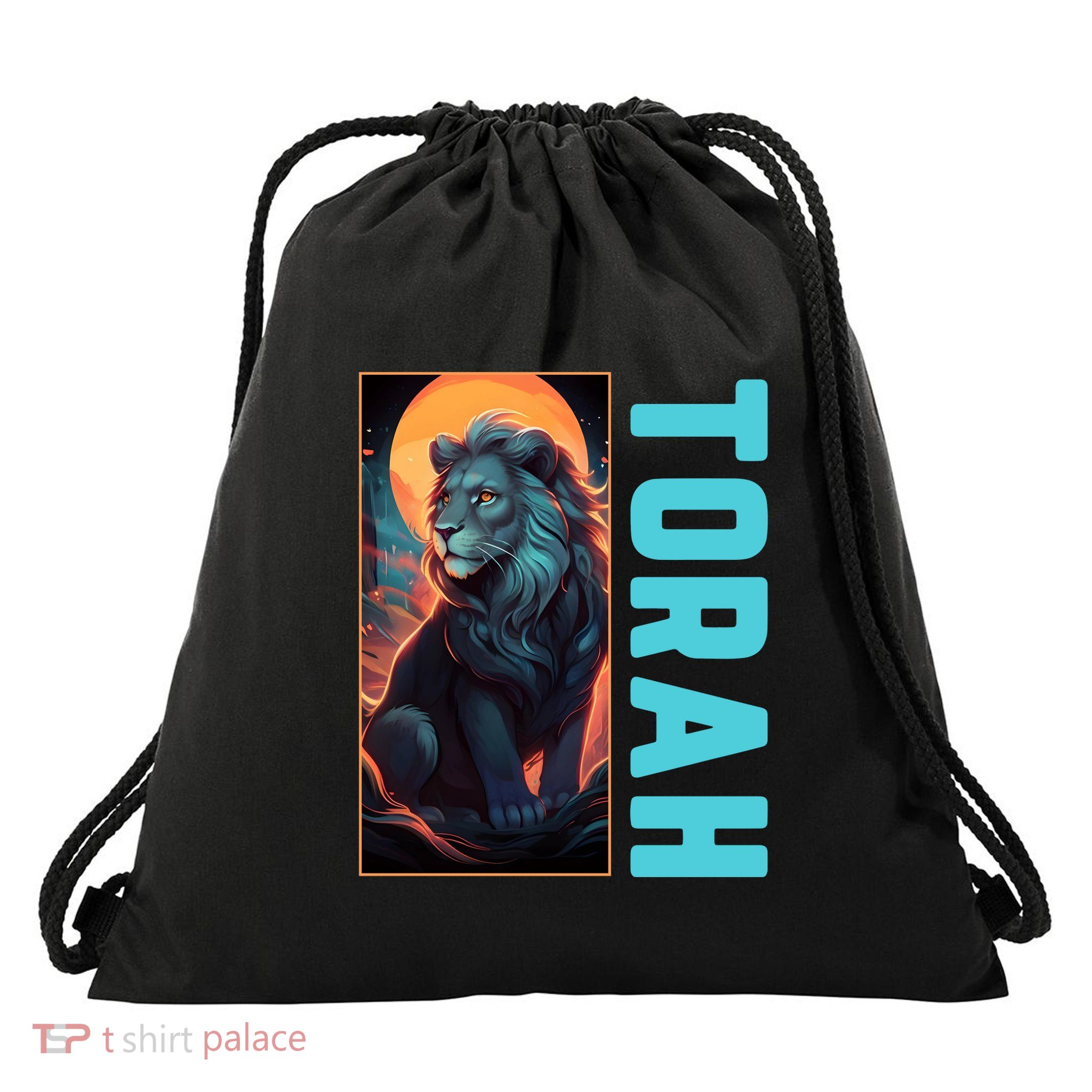 Lion Of Judah Messianic Hebrew Roots Torah Observant Drawstring Bag