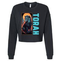 Lion Of Judah Messianic Hebrew Roots Torah Observant Cropped Pullover Crew