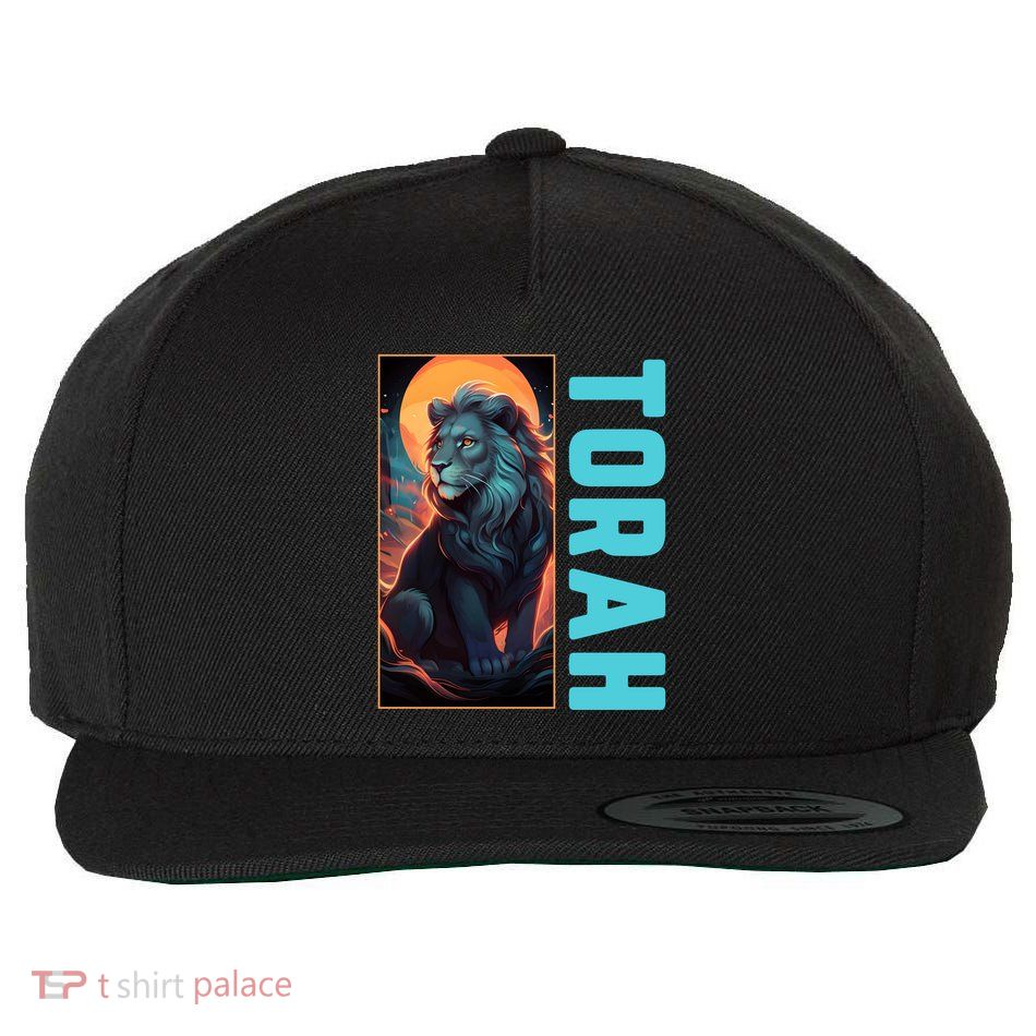 Lion Of Judah Messianic Hebrew Roots Torah Observant Wool Snapback Cap