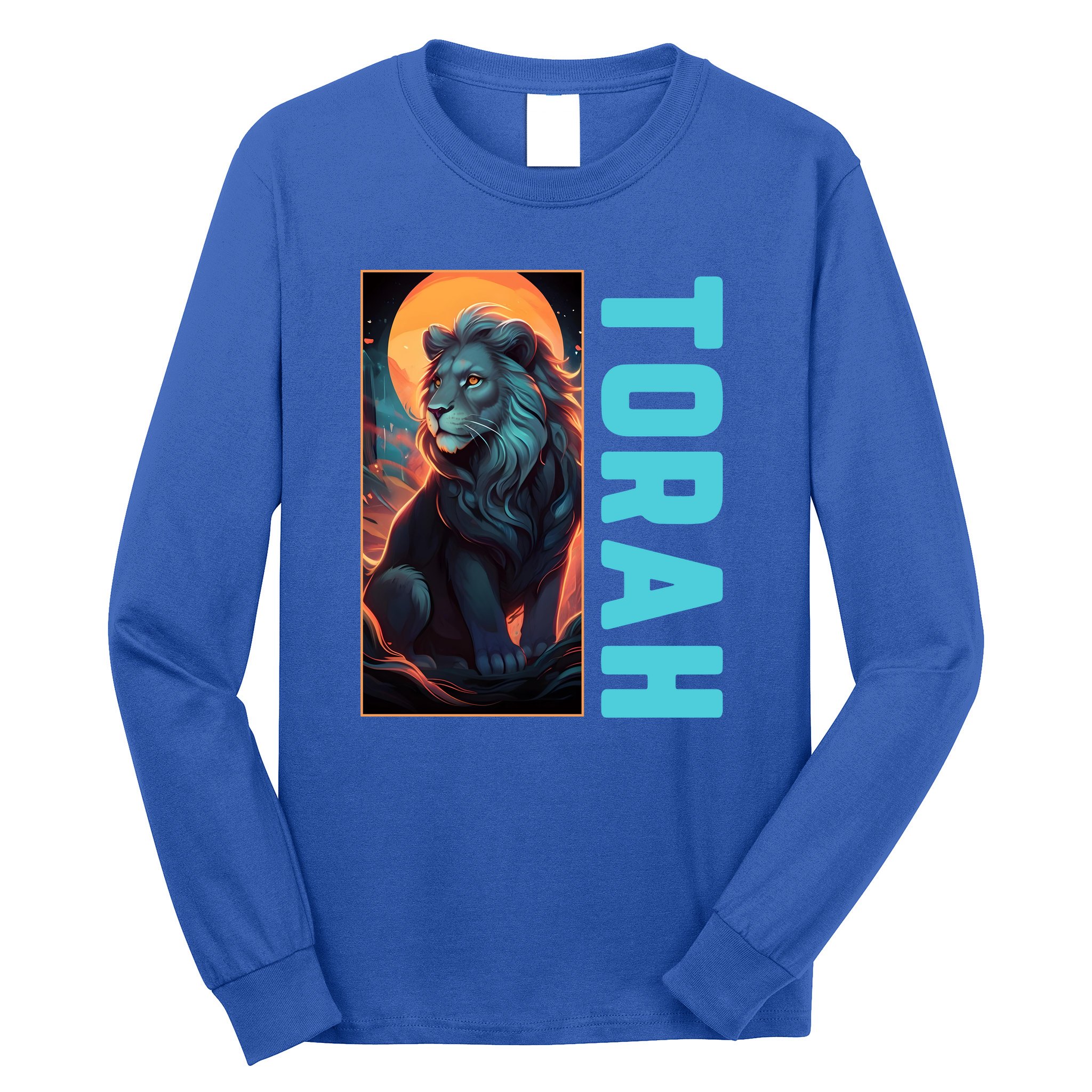 Lion Of Judah Messianic Hebrew Roots Torah Observant Long Sleeve Shirt