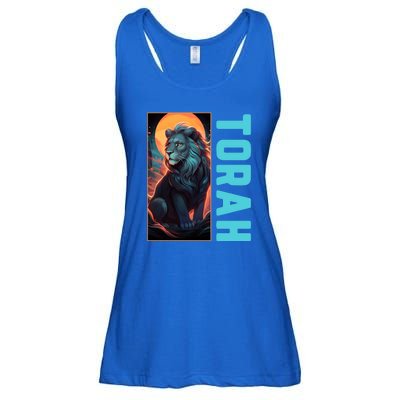 Lion Of Judah Messianic Hebrew Roots Torah Observant Ladies Essential Flowy Tank