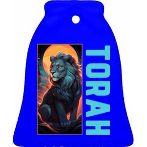 Lion Of Judah Messianic Hebrew Roots Torah Observant Ceramic Bell Ornament