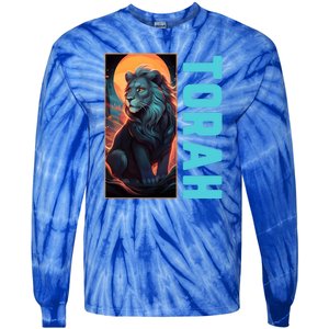 Lion Of Judah Messianic Hebrew Roots Torah Observant Tie-Dye Long Sleeve Shirt