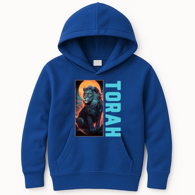 Lion Of Judah Messianic Hebrew Roots Torah Observant Kids Hoodie