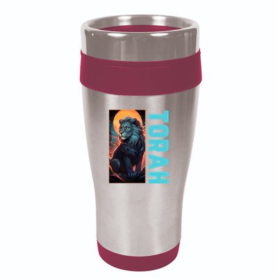 Lion Of Judah Messianic Hebrew Roots Torah Observant 16oz Travel Tumbler
