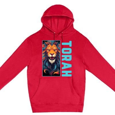 Lion Of Judah Messianic Hebrew Roots Torah Observant Premium Pullover Hoodie