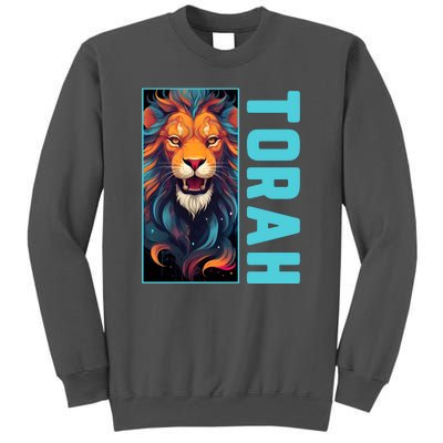 Lion Of Judah Messianic Hebrew Roots Torah Observant Tall Sweatshirt