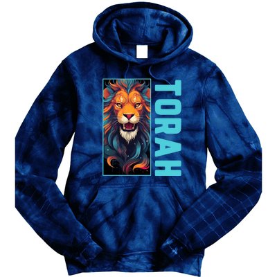 Lion Of Judah Messianic Hebrew Roots Torah Observant Tie Dye Hoodie