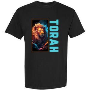 Lion Of Judah Messianic Hebrew Roots Torah Observant Garment-Dyed Heavyweight T-Shirt