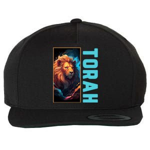 Lion Of Judah Messianic Hebrew Roots Torah Observant Wool Snapback Cap