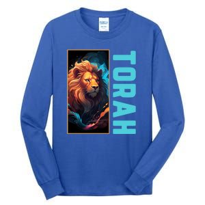 Lion Of Judah Messianic Hebrew Roots Torah Observant Tall Long Sleeve T-Shirt