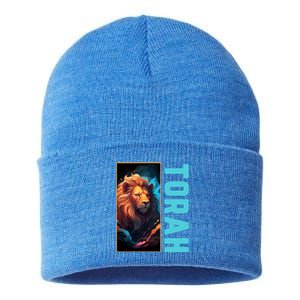 Lion Of Judah Messianic Hebrew Roots Torah Observant Sustainable Knit Beanie