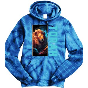 Lion Of Judah Messianic Hebrew Roots Torah Observant Tie Dye Hoodie