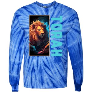 Lion Of Judah Messianic Hebrew Roots Torah Observant Tie-Dye Long Sleeve Shirt