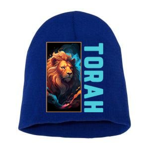 Lion Of Judah Messianic Hebrew Roots Torah Observant Short Acrylic Beanie