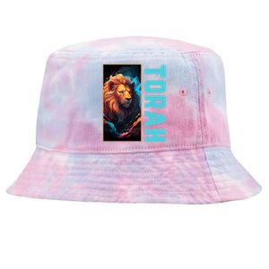 Lion Of Judah Messianic Hebrew Roots Torah Observant Tie-Dyed Bucket Hat