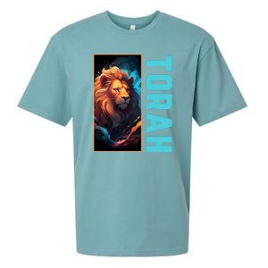 Lion Of Judah Messianic Hebrew Roots Torah Observant Sueded Cloud Jersey T-Shirt