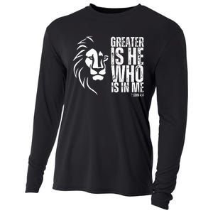 Lion Of Judah Christian Bible Verse Cooling Performance Long Sleeve Crew