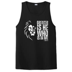 Lion Of Judah Christian Bible Verse PosiCharge Competitor Tank