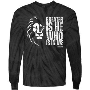 Lion Of Judah Christian Bible Verse Tie-Dye Long Sleeve Shirt