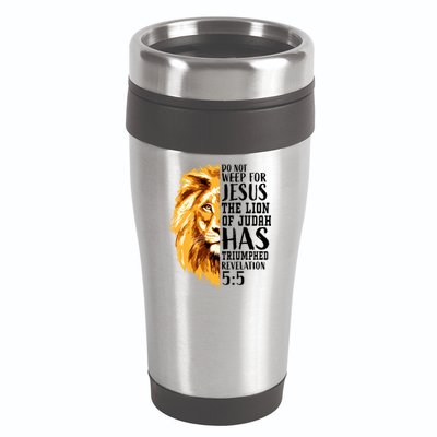 Lion Of Judah Christian Religious Verse Sayings Gift Men Him 31 16oz Travel Tumbler