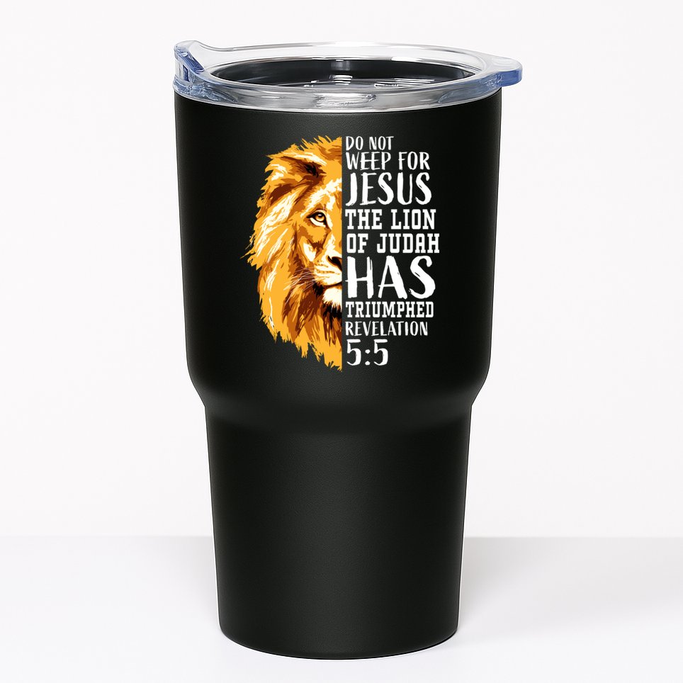 Lion Of Judah Christian Religious Verse Sayings Gift Men Him 31 Tumbler