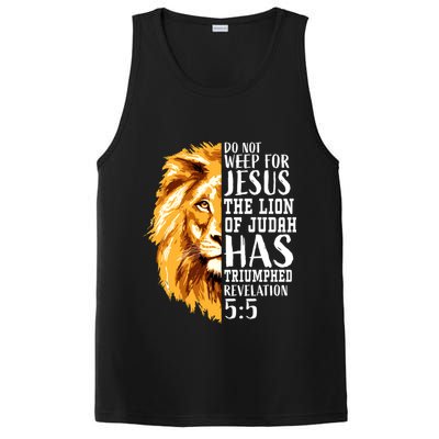 Lion Of Judah Christian Religious Verse Sayings Gift Men Him 31 PosiCharge Competitor Tank