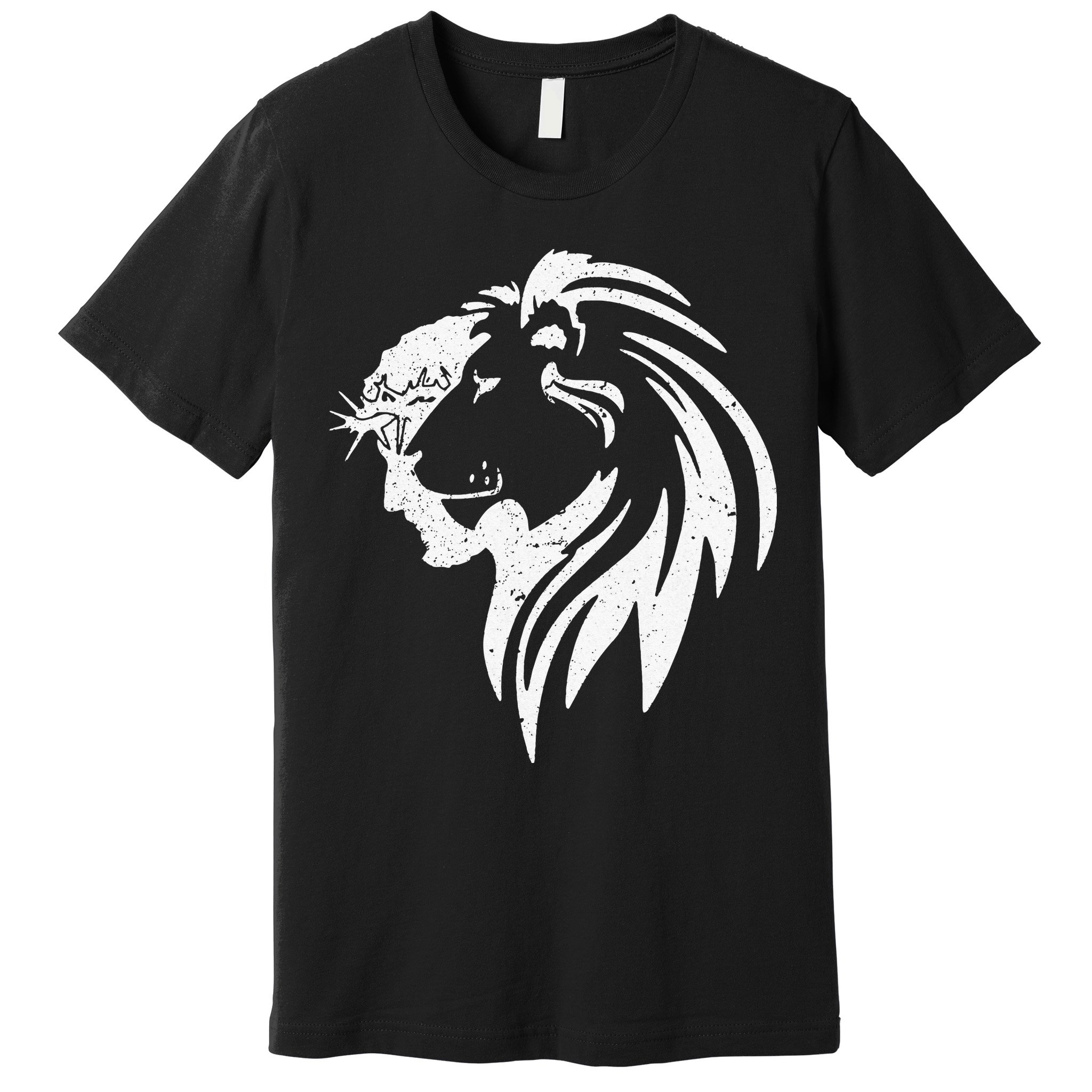 Lion Of Judah Jesus Christian Faith Men Women Gifts Premium T-Shirt