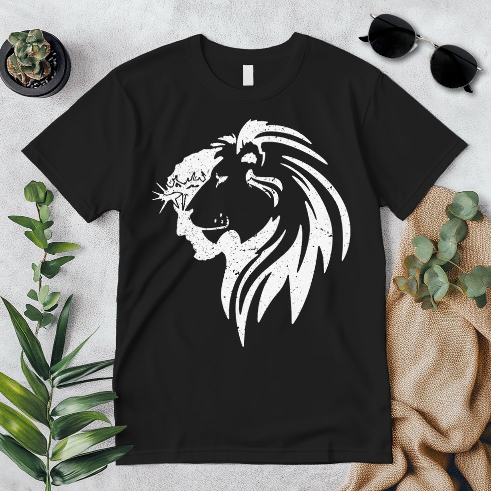 Lion Of Judah Jesus Christian Faith Men Women Gifts Premium T-Shirt